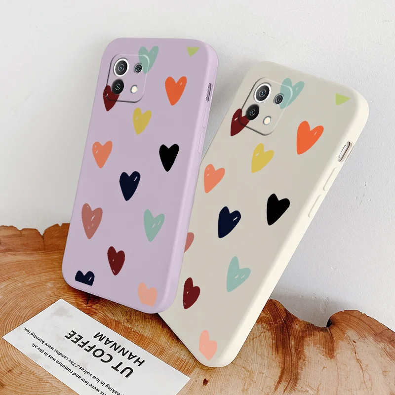 

Multiple Hearts Case For Xiaomi Mi 11 11i 10T 9T Pro Lite 10 10S 9 8 lite Pro Poco F2 X2 F3 Pro Ultra Thin Soft Phone Cover Case