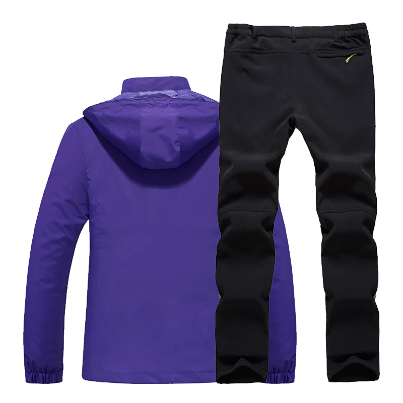 TRVLWEGO Outdoor Camping Clothing Women's Spring Autumn Thin Single Jacket Pants Waterproof Windproof Hiking Windbreaker Coat | Спорт и