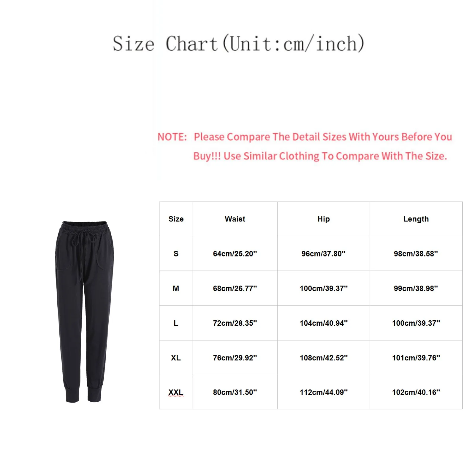 

New Women Casual Harajuku Summer Autumn Big Size Long Trousers Solid Elastic Waist Polyester Pants Ankle Length Solid Pants