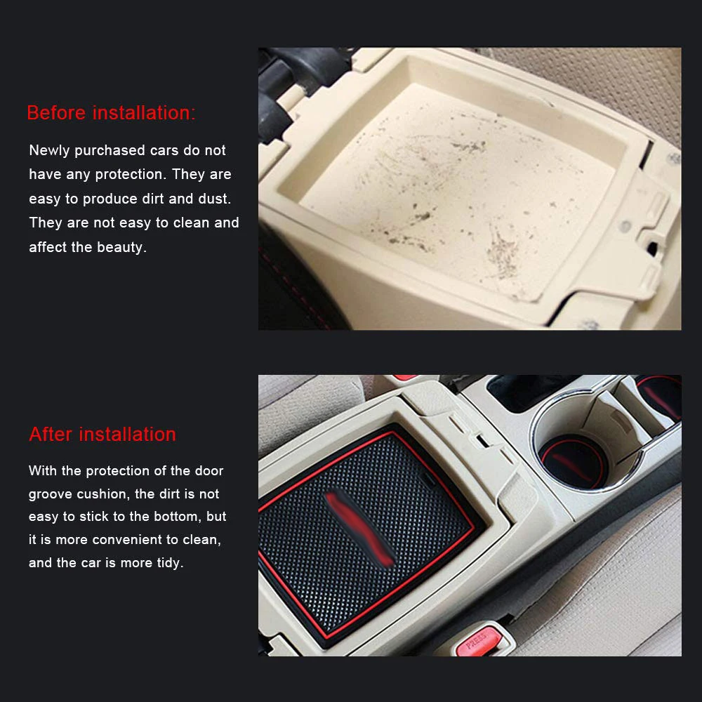 Противоскользящий коврик для ворот резиновая подставка под кружку Toyota Camry 2012 2013