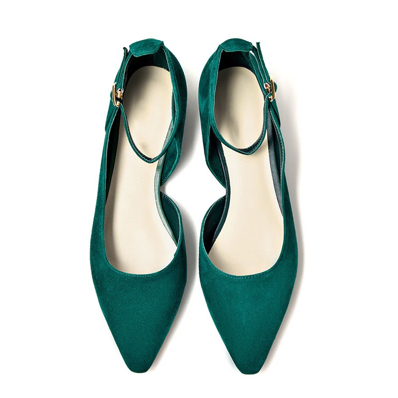 Женская Повседневная обувь ручной работы из натуральной кожи на плоской подошве