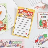 50 sheetsbook cartoon color notebook creative cute portable small book can tear non sticky message paper kawaii school supplies