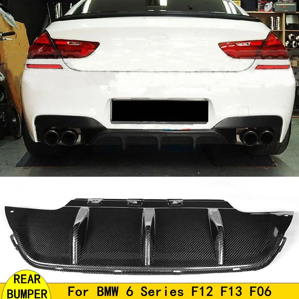 Задний диффузор для 6 серий защита Бампера защитный бампер BMW F12 F13 F06 M6 2014 UP