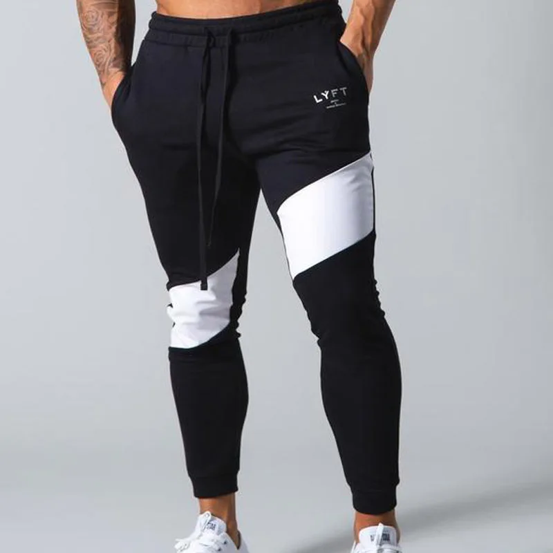 

2021 New Mens Sweatpants Gyms Jogging Pants Fitness Bodybuilding Joggers Workout Trousers Slim Men Casual Cotton Pencil Pants