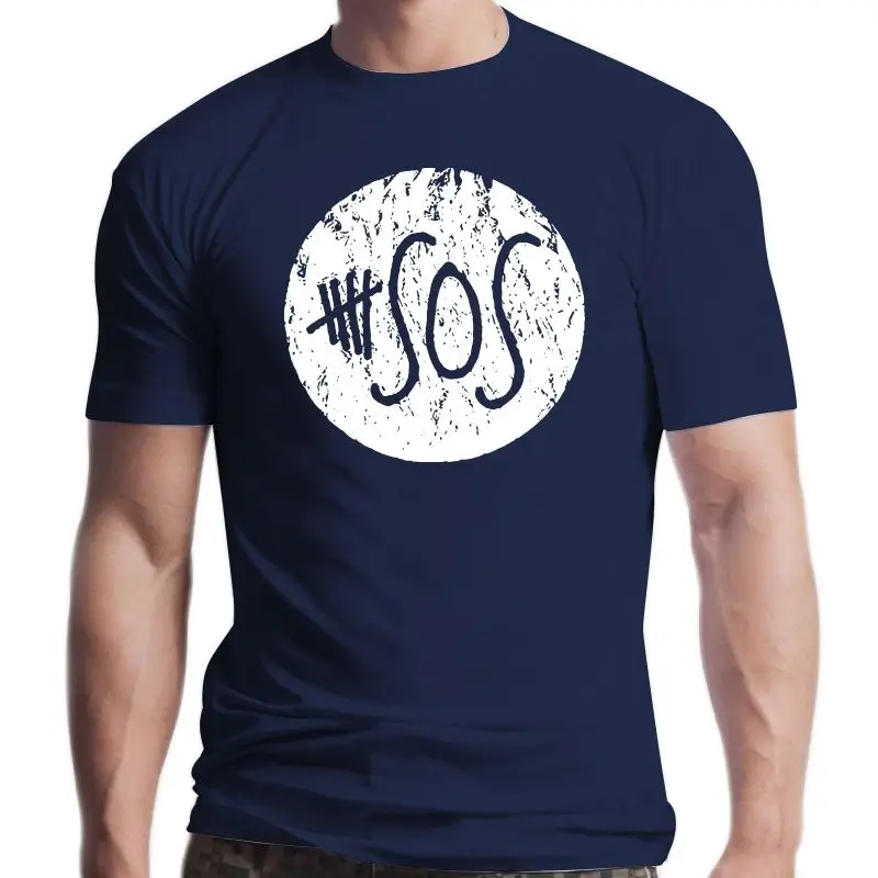

New 5 Seconds of Summer 2 Men 2021 Leisure Fashion 100% cotton O-neck T-shirt