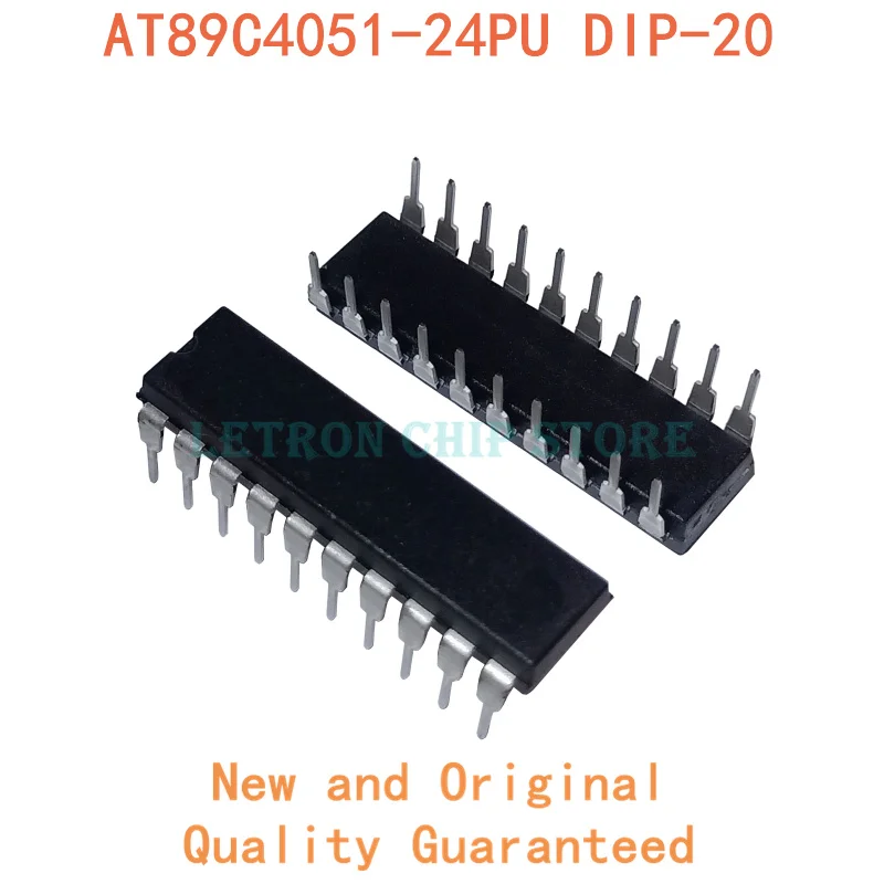 10 шт./лот AT89C4051-24PU AT89C4051 24PU DIP20 DIP-20 IC MCU 8BIT 4KB FLASH 20DIP 89C4051 AT89C4051