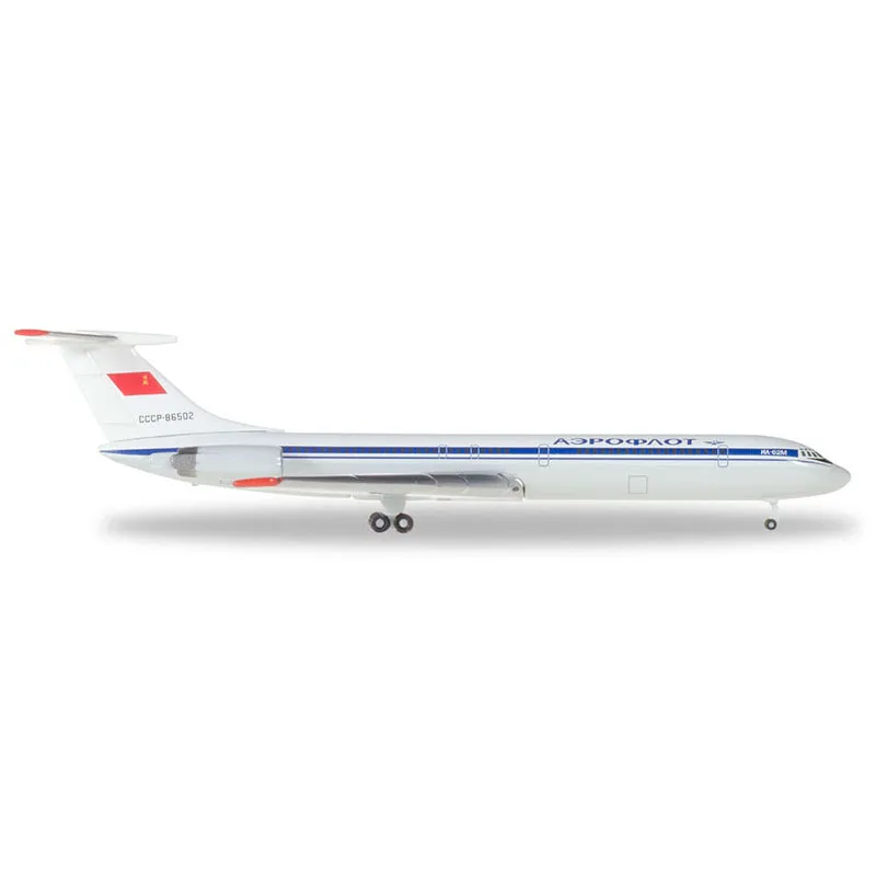 

Diecast 1/500 Scale Collectible Russian Airlines Aeroflot Llyushin IL-62M Alloy Airplane Model Toy Aircraft Collection Souvenir