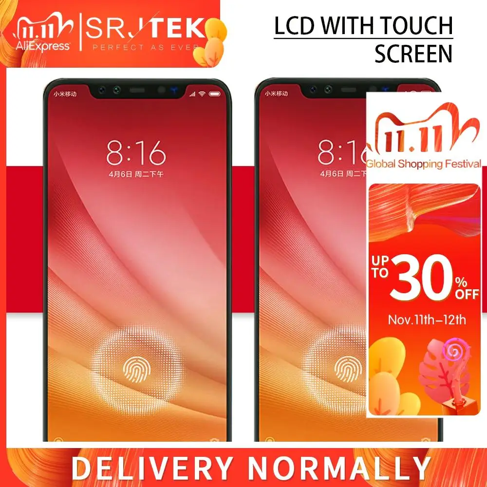 Для Xiaomi Mi 8 Pro LCD дисплей сенсорный проводник экран дигитайзер панель Стекло