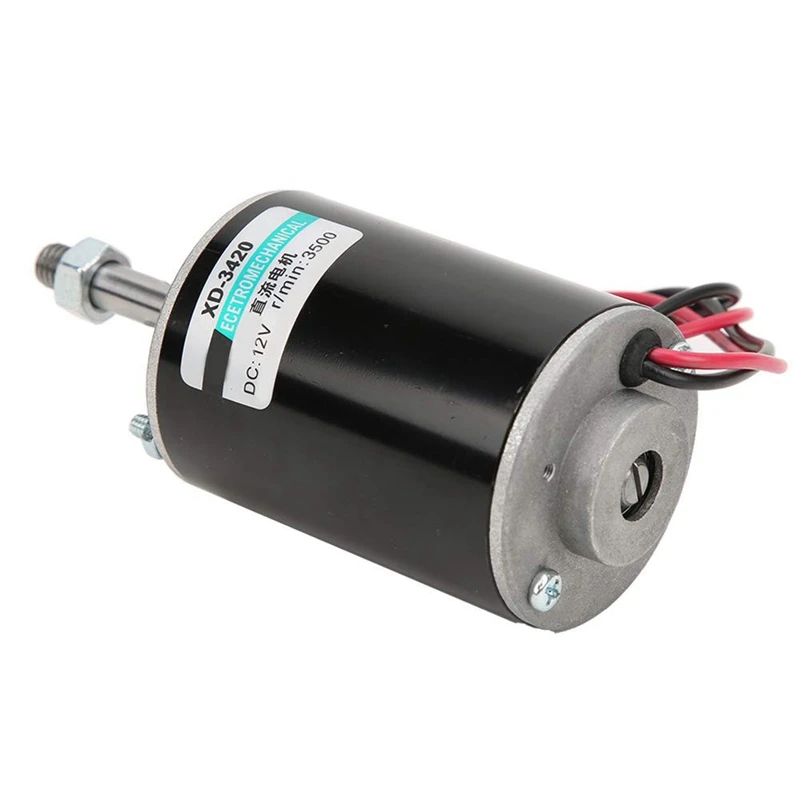 Mini 12V Permanent Magnet DC Motor Reversible Electric Gear High Speed Low Noise for DIY Generator(DC 3500RPM) | Обустройство дома