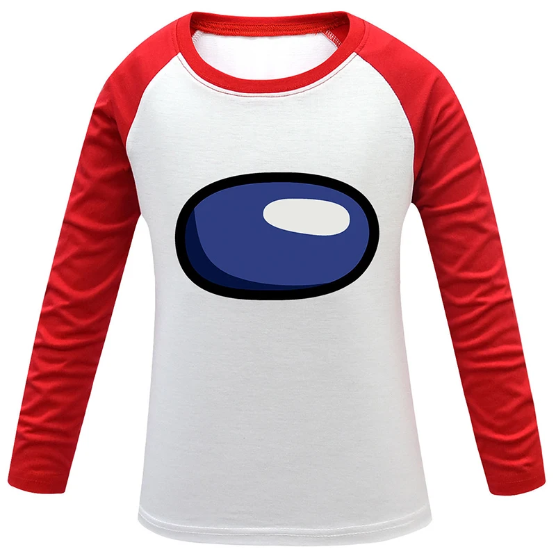 

2021 New Game Among us Long Sleeve Tops for Kids Clothes Impostor Graphic Anime Cartoon Printed Tops Girls Clothes Boys Clothes