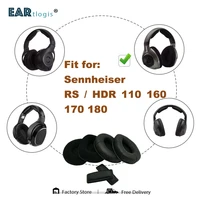 replacement ear pads for sennheiser rs110 rs160 rs170 rs180 hdr160 hdr170 hdr180 headset parts earmuff cover cushion cups