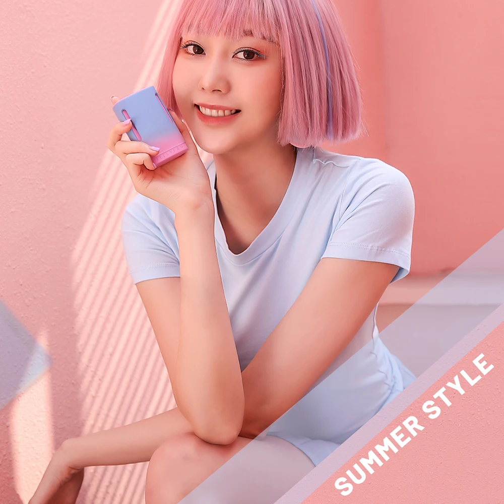 Мини вентилятор на шею портативный беслопастной USB перезаряжаемый бесшумный