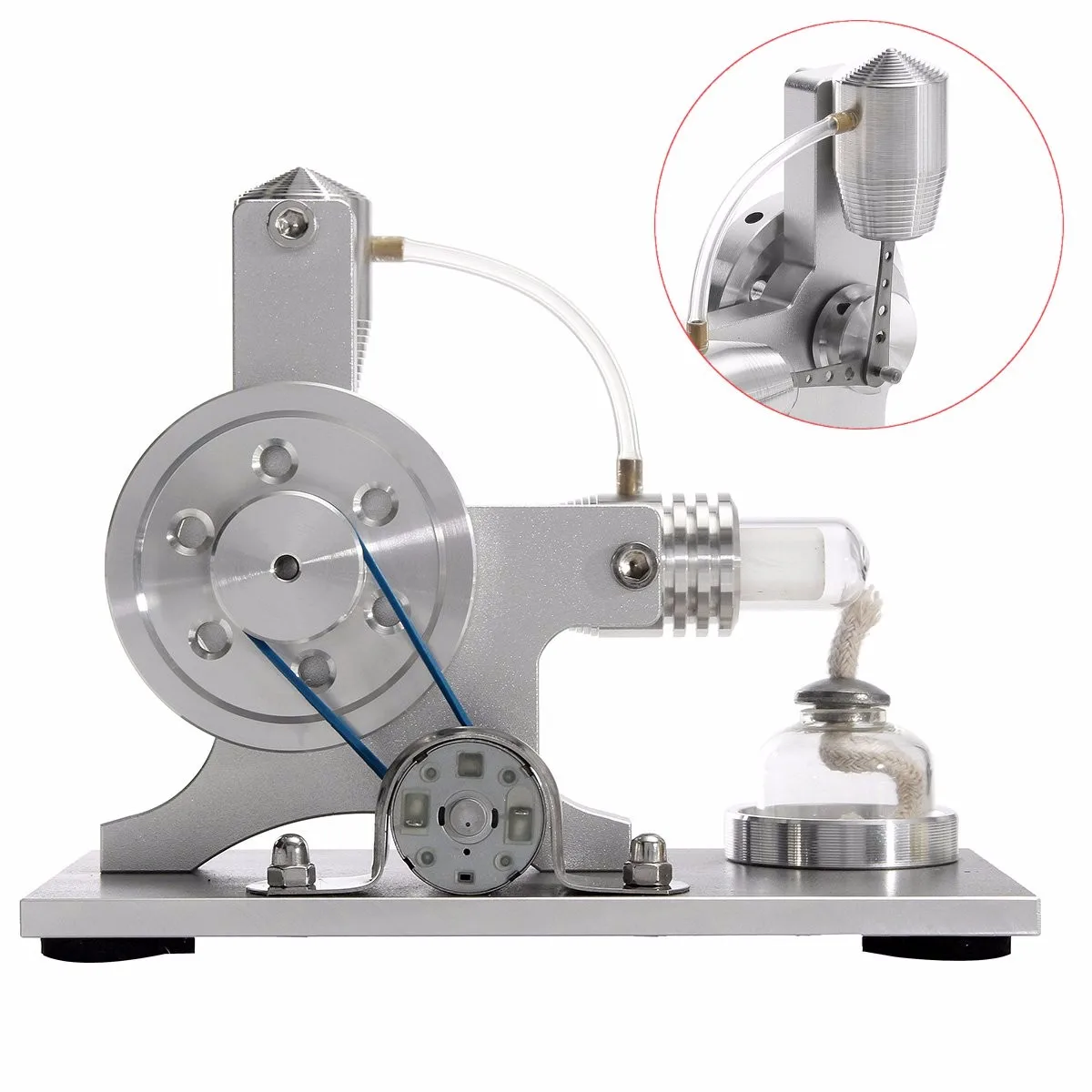 

Hot Air Stirling Engine Model Electric Generator Motor Educational Physics Experiment Steam Power Toy Design Gifts