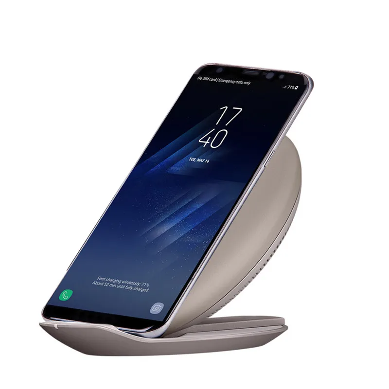 Круглый QI беспроводной Быстрая зарядка для IPhone X 8 7 6 USB кабель зарядное устройство