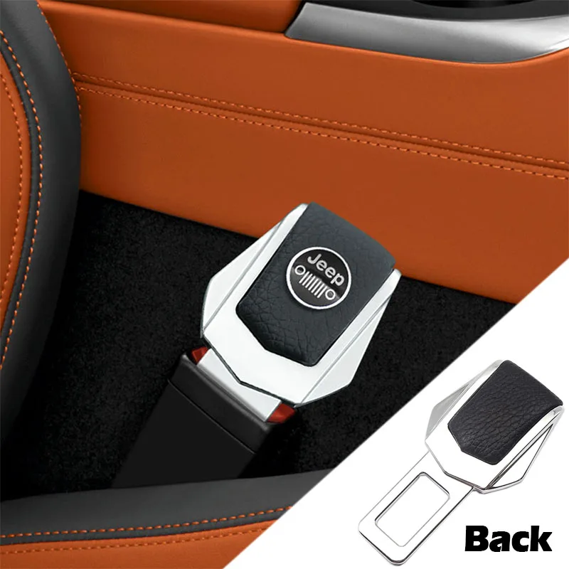 

Auto Metal Safety Belt Buckle Seat Belt Plug Clip Car Interior Accessories For Jeep Compass Renegade Cherokee Patriot Wranglert