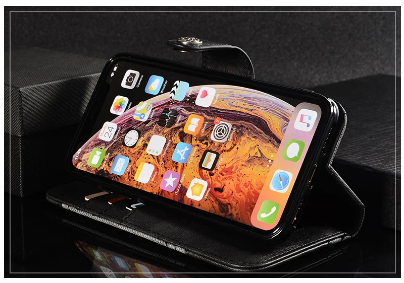 vintage phone case for oppo a5s luxury wallet flip magnetic capa cover for oppo a5s case accessories cross color style free global shipping