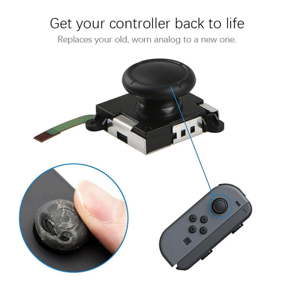 3D аналоговый геймпад для Nintendo Switch модуль датчика инструмент ремонта замены Joy-con |