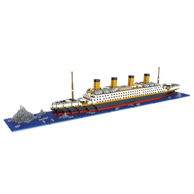 3D Модель YZ 66503 из фильма Титаник корабль лодка Iceverg сделай сам 1860 шт. маленькие