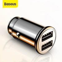 baseus 30w metal car charger for samsung afc quick charge 4 0 for xiaomi huawei scp auto type c pd fast car mobile phone charger