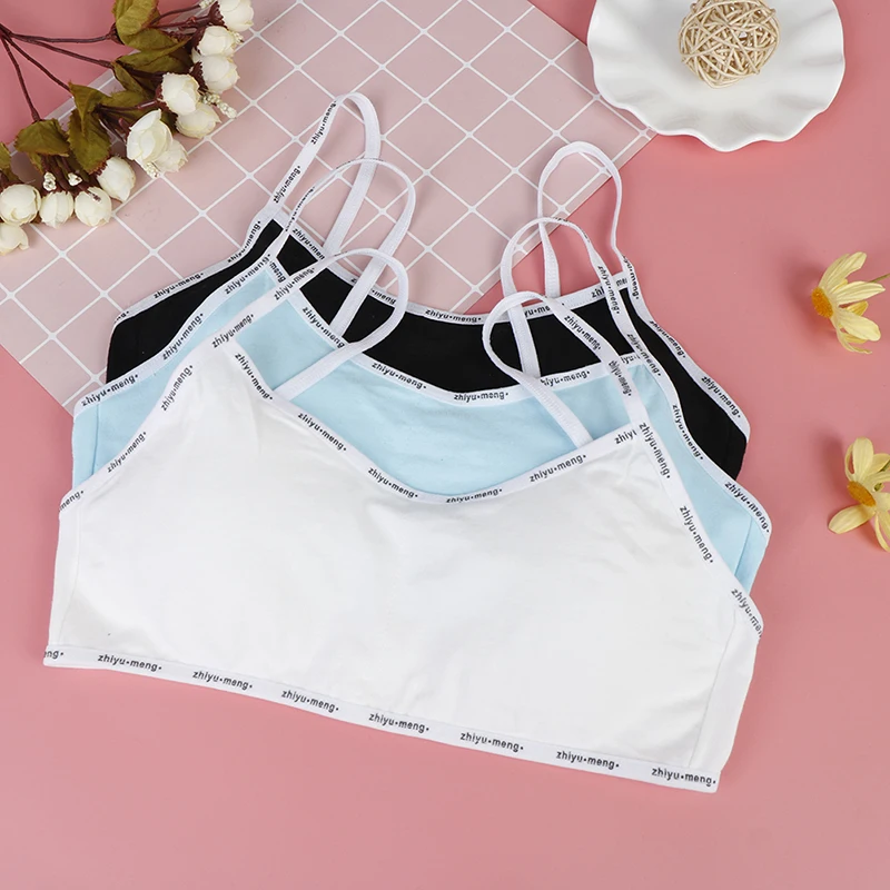 Тренировочные бюстгальтеры для девочек нижнее белье подростков Детские