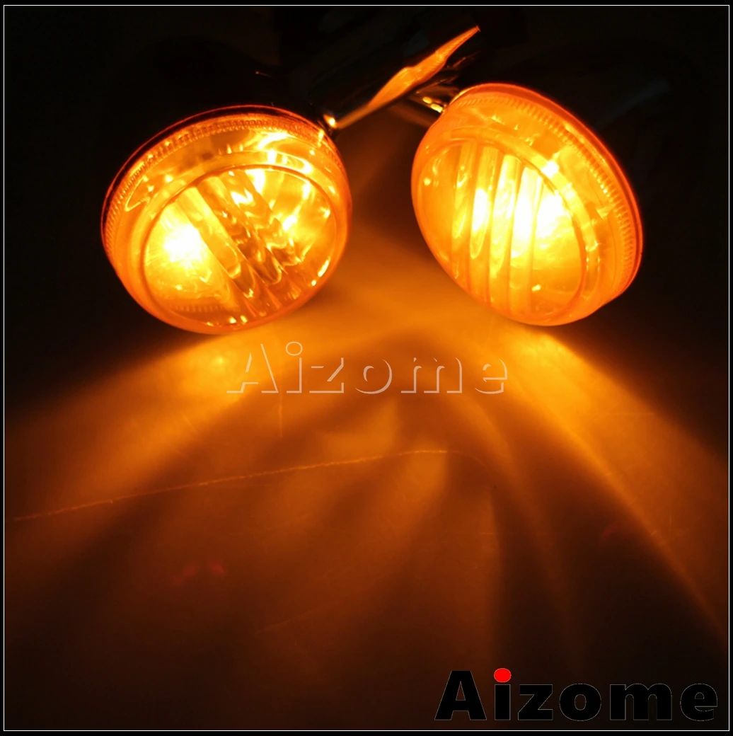 12V Front &ampRear Turn Signal Light Motorcycle Amber Indicators Running Lamp Blinkers For Suzuki Boulevard M109R VRZ1800 |