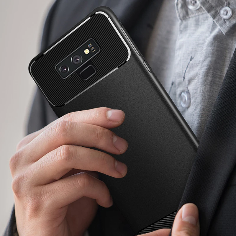 Чехол чехол для Samsung galaxy Note 9 Note9 мягкие Роскошные Силиконовые простые матовые
