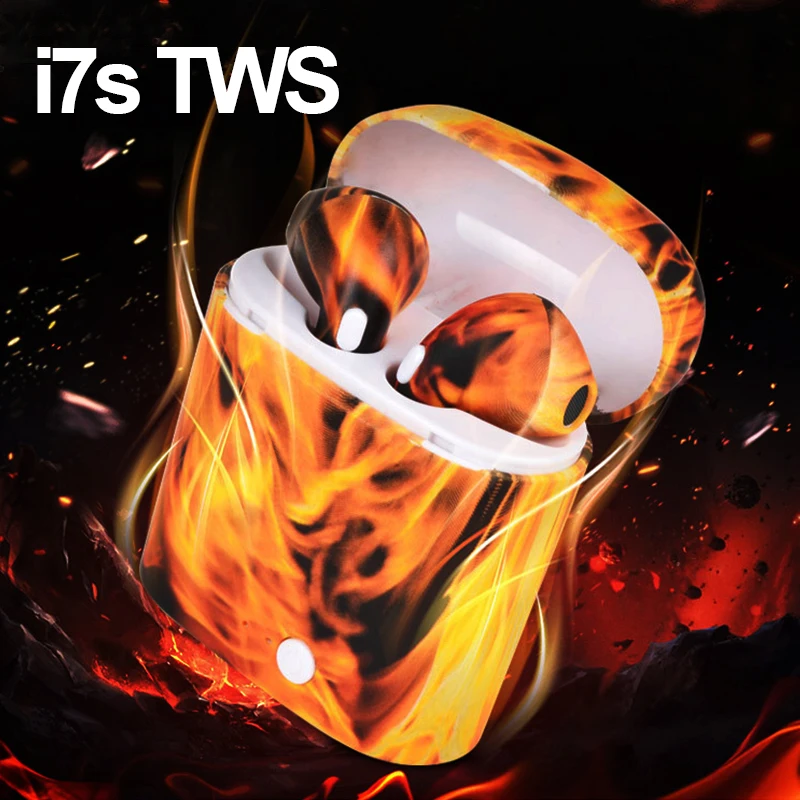 I7s TWS беспроводные Bluetooth наушники цветная окрашенная гарнитура спортивные Hifi