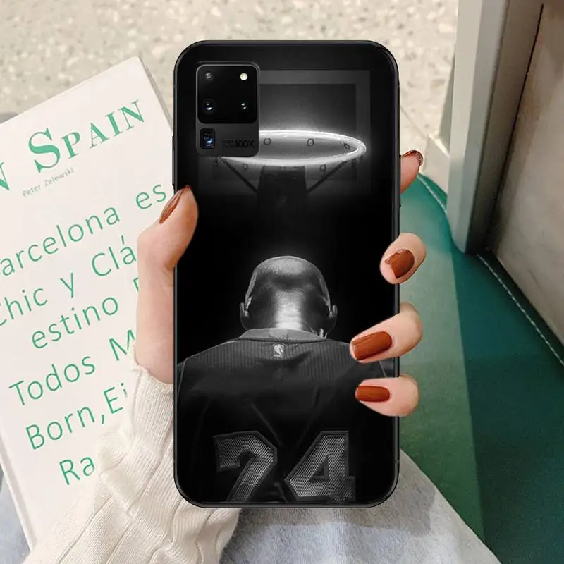 

Phone Case For Samsung A51 71 31 40 30s 21s Galaxy S9 10 20 Plus Note9 10pro 20 20ultra Soft Cover Kobe Basketball 24
