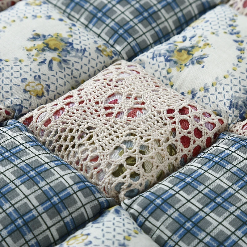 

39X39cm Flower Style Square Cotton Seat Cushion Sofa Car Mat Home Kitchen Chair Sit Pad Mat Pillows Home Decor
