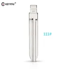 Универсальный ключ KEYYOU с дистанционным управлением KD, 102030 шт., Заготовка ключа, Заготовка ключа 111 #, Заготовка ключа для Subaru N0.111