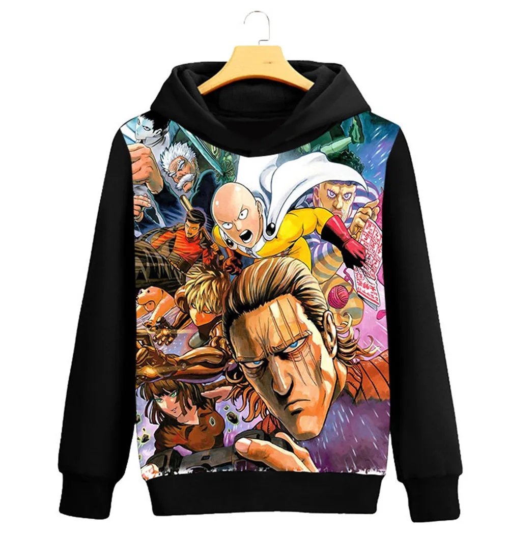 Косплей Аниме One Punch Man Season2 3DSweatshirt Kpop толстовки с капюшоном верхняя одежда Для