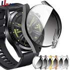 Мягкий чехол из ТПУ для Huawei Watch GT 3 46 мм 42 мм, защитный чехол gt3, полноразмерное покрытие, силиконовая защитная рамка для экрана