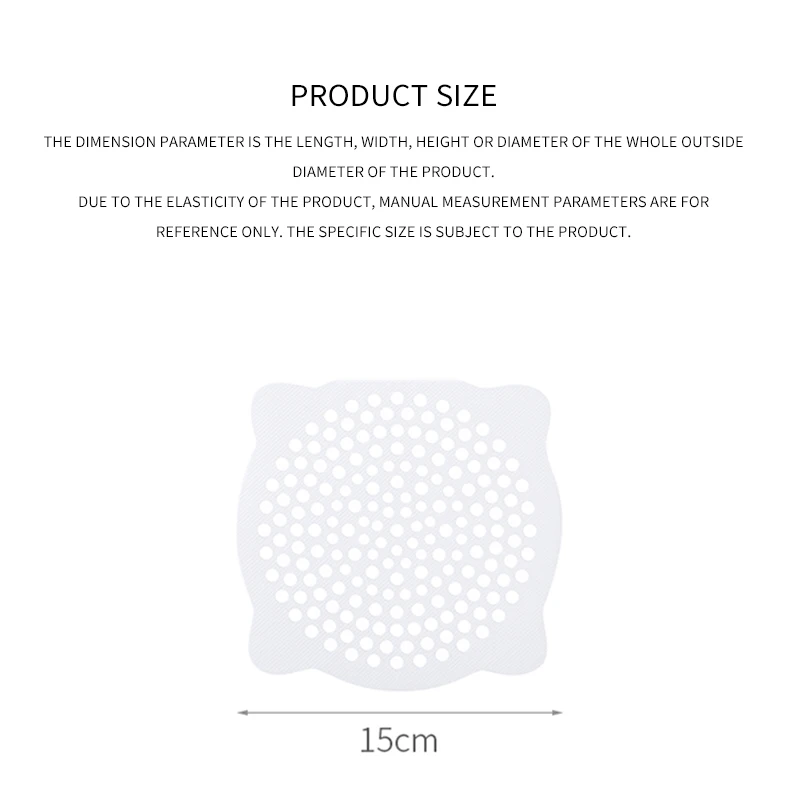 

20Pcs New Kitchen And Bathroom Shower Drain Cover Net Stickers Hair Filter Sink Strainer Kitchen Tools Bathroom Filter Sticker