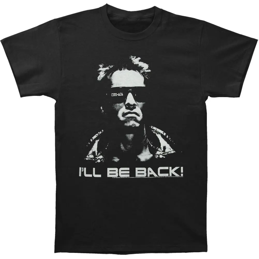 Черная футболка Terminator Men'S I'Ll Back|Мужские футболки| |