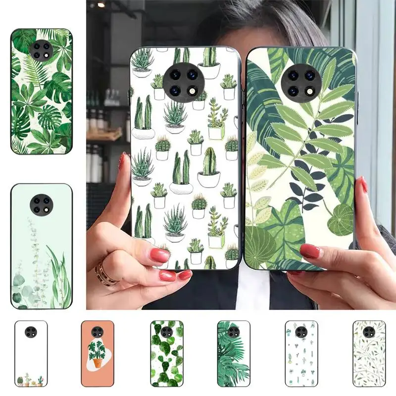 

Cartoon Plant Catus Phone Case For Redmi 9 5 S2 K30pro Silicone Fundas for Redmi 8 7 7A note 5 5A Capa