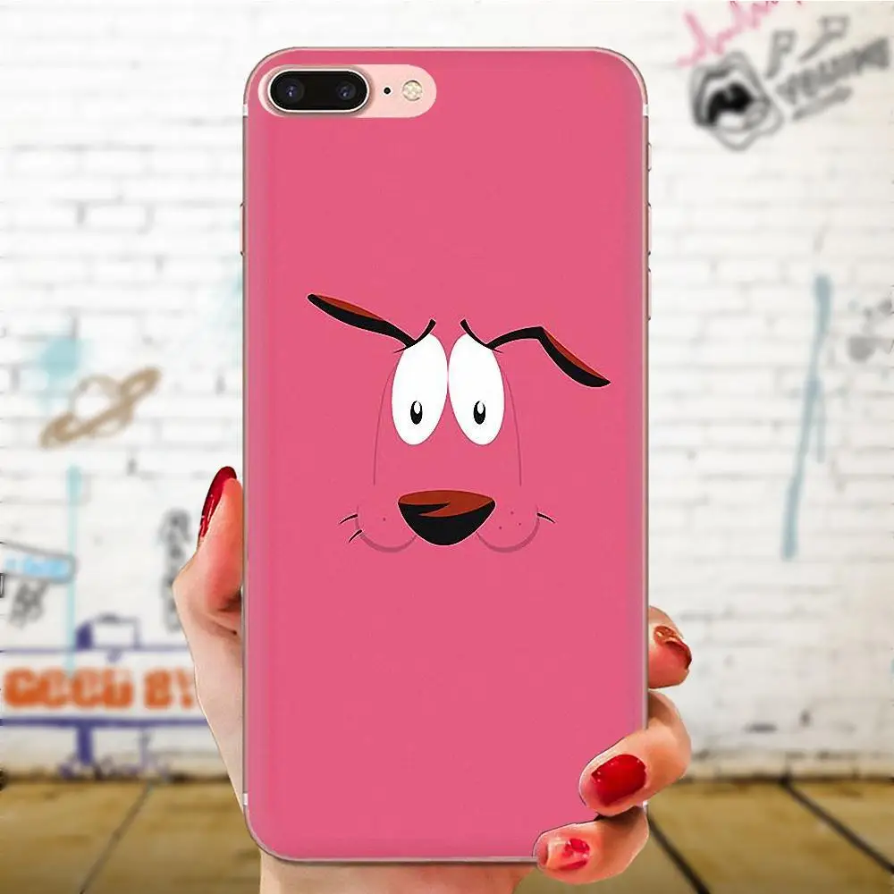 Смелая трусливая собака для huawei P7 P8 P9 P10 P20 P30 Lite Mini Plus Pro Y9 Prime P Smart Z 2018 2019 TPU