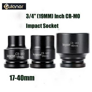 Набор ударных головок 1 шт., пневматическая головка 34 дюйма, для тяжелых условий эксплуатации 17-40 мм, инструменты для авторемонта