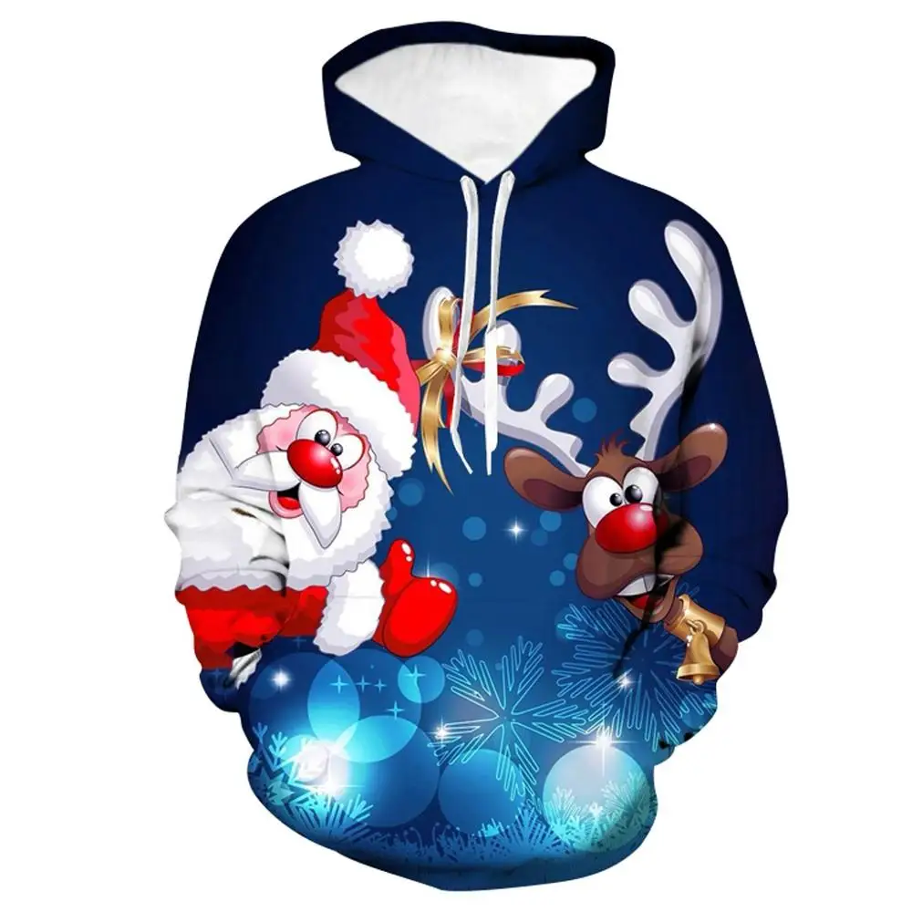 PLstar Cosmos merry christmas santa claus Повседневная Толстовка с 3D