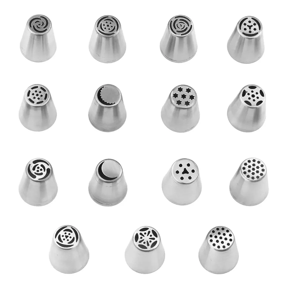 15 шт./компл. кондитерские насадки для крема торта | Дом и сад