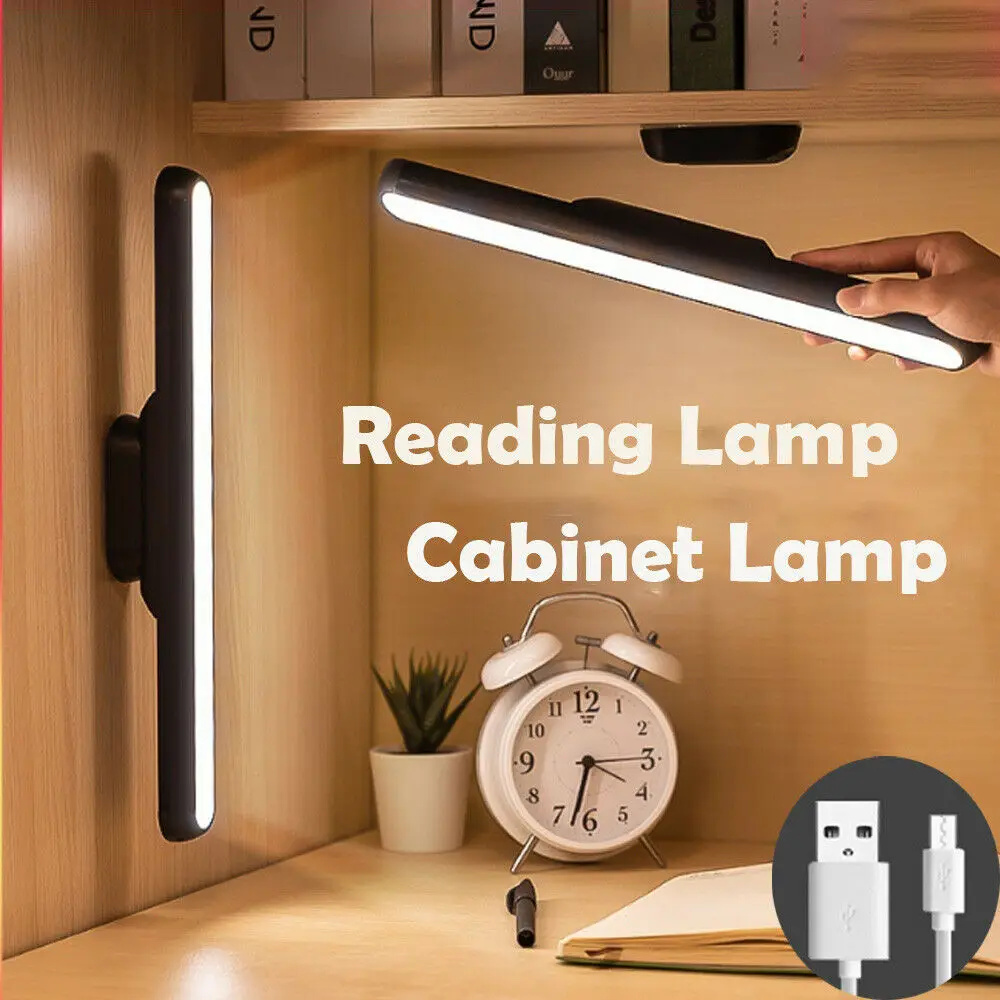 

Перезаряжаемый светодиодный светильник для шкафа, съемный светильник, настенный светильник с наклейками, лампа для чтения, лампа для шкафа,...