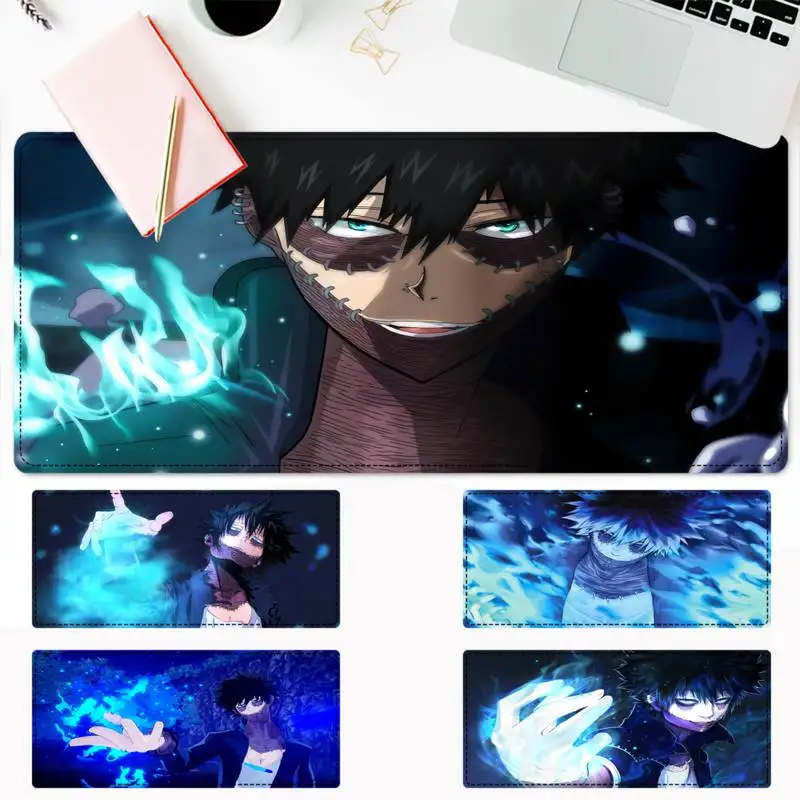 

Cheap Hero Academia Dabi Mouse Pad Gamer Keyboard Maus Pad Desk Mouse Mat Game Accessories For Overwatch