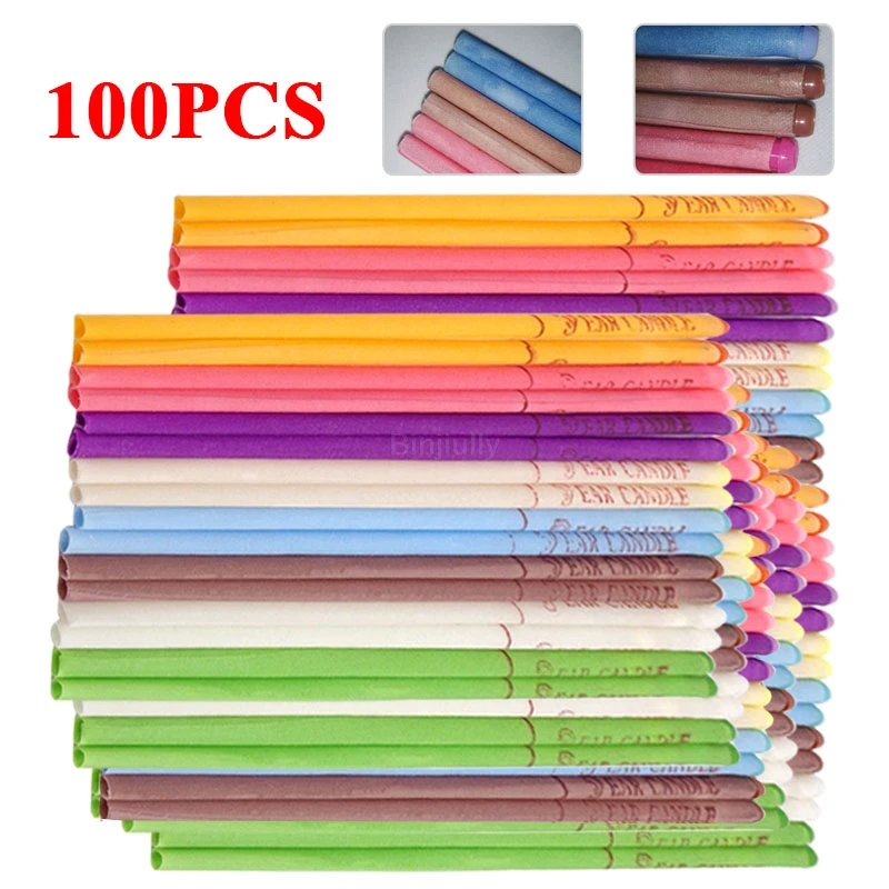 

Lavender, lemon, sandalwood, mint, rose ear treatment fragrance ear candle trumpet plug type beauty salon straight tube ear cand