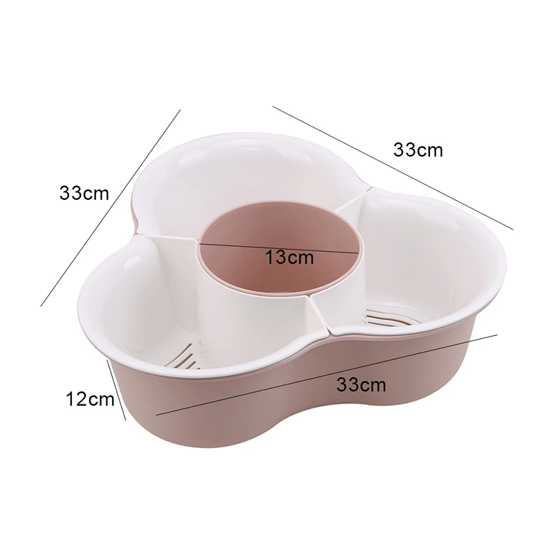 Пластиковый дуршлаг фильтр для мытья риса сетка корзина кухонные инструменты