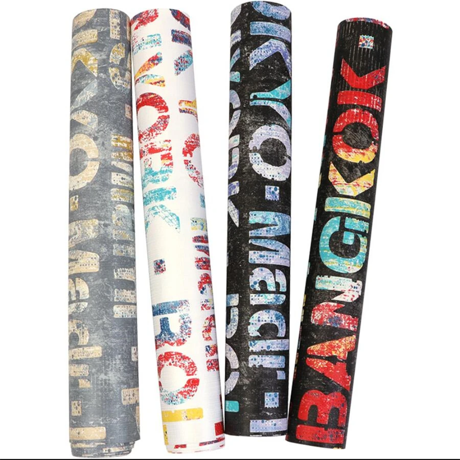 Обои wellyu в ретро стиле ностальгические обои В индустриальном с английским