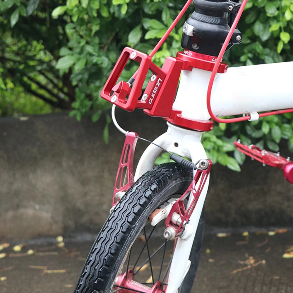 

Front Carrier Cycling Parts For Brompton Aluminum Alloy Pig Nose Pan Carrier Block For Brompton Bicycle Bag Basket Accessories