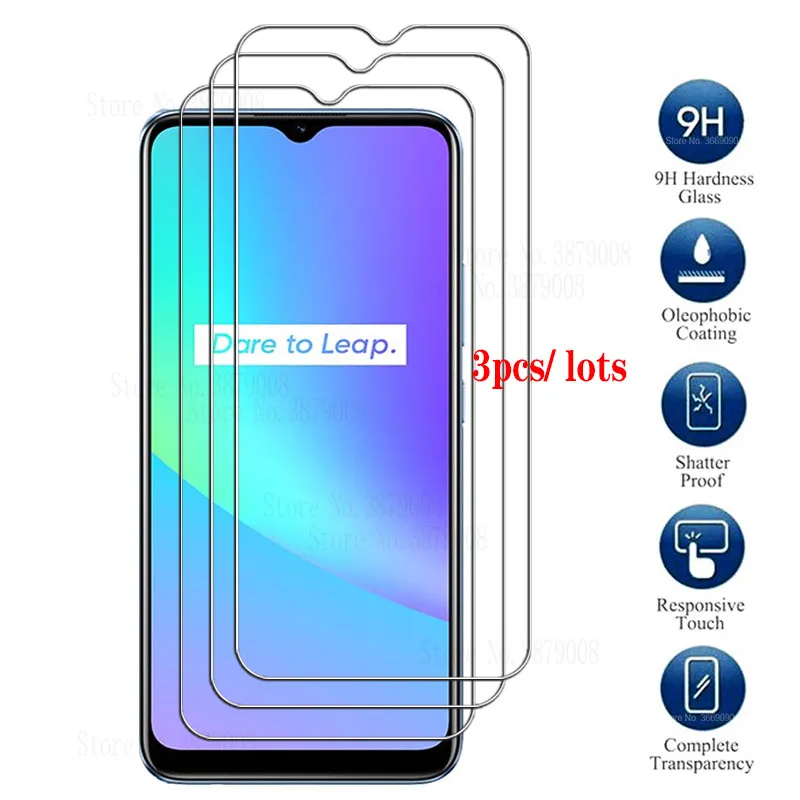 

Защитное стекло для OPPO Realme C25, 3 шт., Защита экрана для Realme C25 6,5 дюйма, защита reamy, Защитное стекло для телефона, защитная пленка