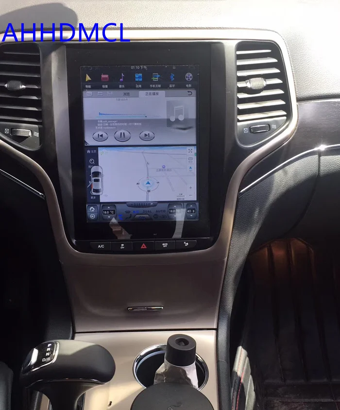 Мультимедийный плеер в стиле Тесла автомобильный стерео проигрыватель на Android с