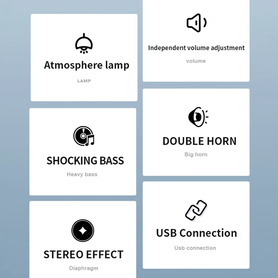 

USB Wired Computer Speakers Deep Bass 3D Stereo Sound Box Speaker For PC Laptop Powerful Subwoofer Multimedia Mini Loudspeakers