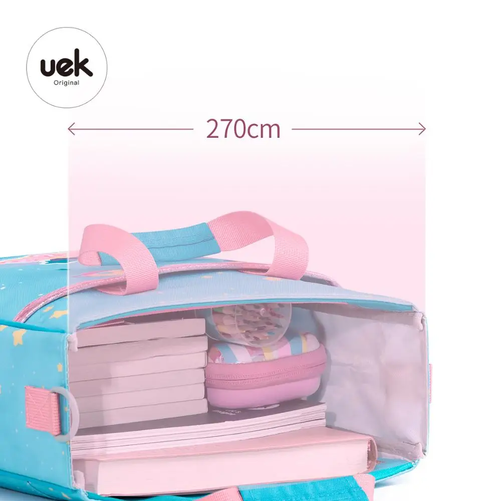 Uek Студенческая портативная обучающая сумка канцелярская Сумка тоут для книг