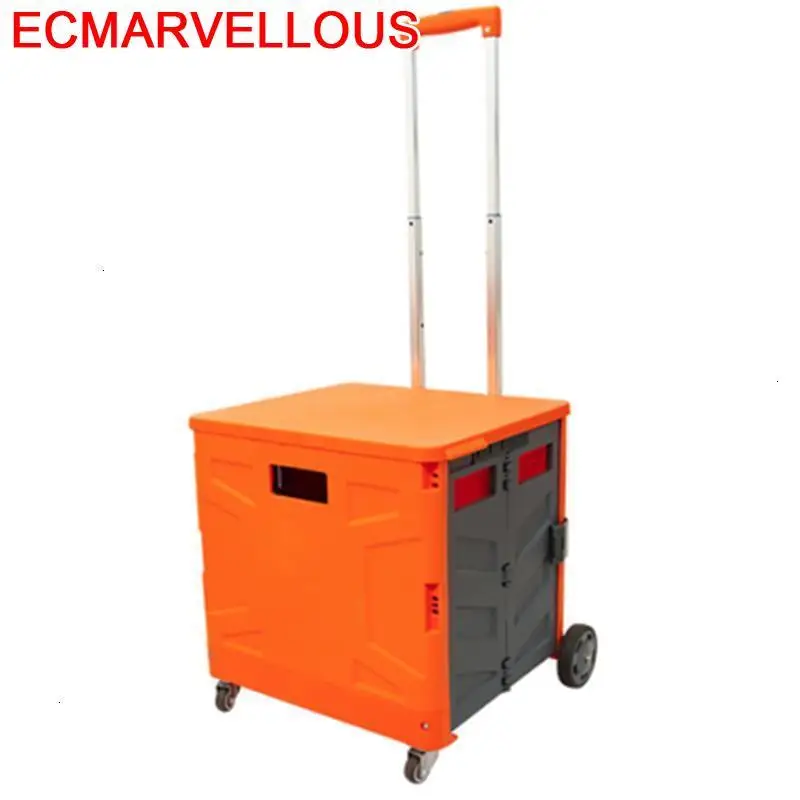 Складная тележка Verdulero Carro Plegable Carrito De Compra для хранения колесиков стол Mesa Cocina